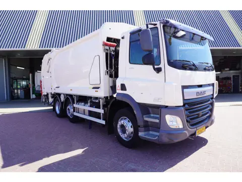 DAF CF 290 FAG 286 Pk Euro 6 Automaat Vuilniswagen Geesinknorba opbouw