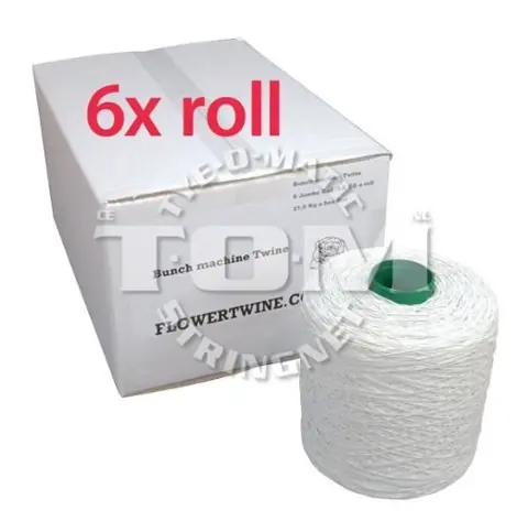 Machine twine for flower bunch machine Jumbo Cone white
