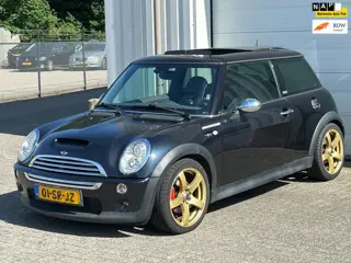 Mini 3-Deurs 1.6 Cooper S Compressor (R53) Park Lane | Schuifdak | Focal | Gouden velgen