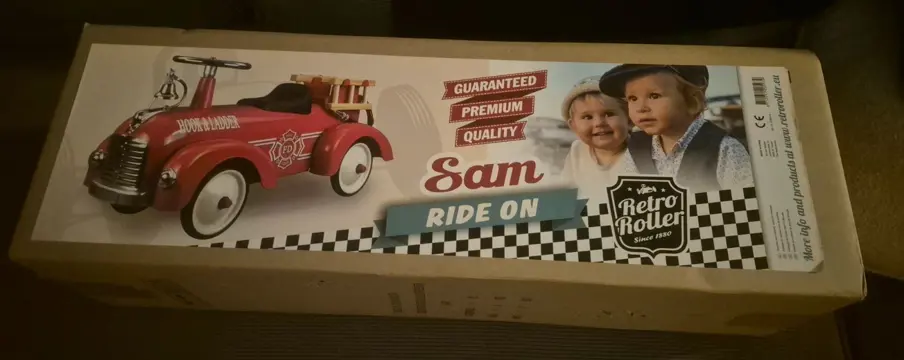 Retro Roler Speedser Sam (Loopauto Brandweer)