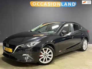 Mazda 3 2.2D GT-M|HUD|PDC|KEYLESS|LEDER|BOSE|DODEHOEK|CRUISE|STOELV|BLUETOOTH|18INCH|