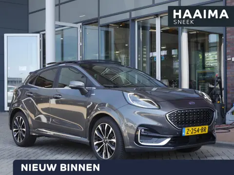 Ford Puma 1.0 EcoBoost Hybrid ST-Line X Gold Edition | Panoramadak | Trekhaak | Lederen bekleding | 