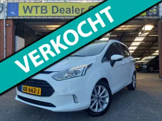 Ford B-Max 1.0 EcoBoost Titanium, Navigatie, Airco, Cruise Control, Trekhaak, Camera achter, ruime i