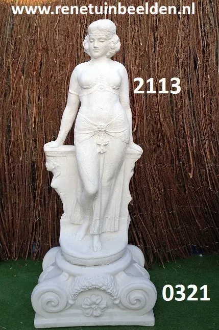 Mata hari met zuil. Nr 2113 & 0321