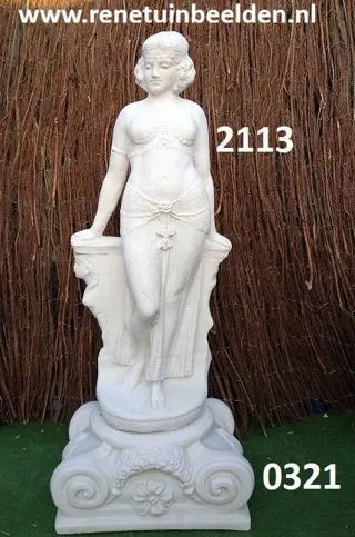 Mata hari met zuil. Nr 2113 & 0321