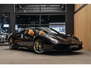 Ferrari 488 Spider HELE Carbon 3.9 Surround Passenger Display Cuoio Leder