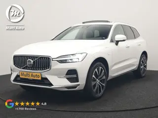 Volvo XC60 T6 AWD Plus Bright LONG RANGE PHEV 350pk Dealer O.H. | Trekhaak Af Fabriek | Panodak | Ad