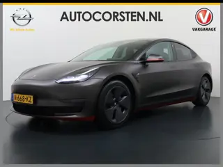 Tesla Model 3 Long Range AWD 75kWh Facelift Warmtepomp Trekhaak SOH 88% Wrap AutoPilot Leder Panoram