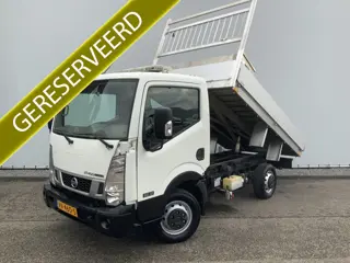 Nissan NT400 32.12 2.5 dCi 250 Kipper Trekhaak 2000 kg 3 Zits Bakmaat L.310/B.190/H0.30 CM EURO 5