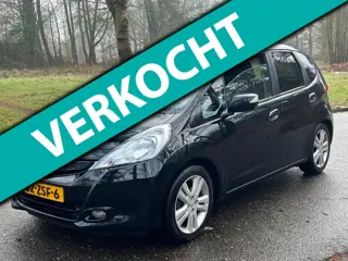 Honda Jazz 1.4 Elegance 2013 Zwart Navi