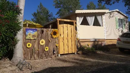 Te huur zeer luxe stacaravan in Frankrijk aan het strand