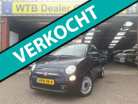 Fiat 500 1.2 Lounge, Panorama dak, 1e Eig., Blue Tooth conn, Elektrische ramen.