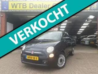 Fiat 500 1.2 Lounge, Panorama dak, 1e Eig., Blue Tooth conn, Elektrische ramen.