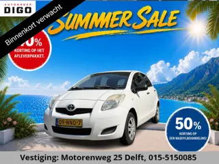 Toyota Yaris 1.0 VVTi ACCES AIRCO 5 DEURS . AIRCO . ELEKTRSICHE RAMEN VOOR . RADIO-CD/MP3 SPELER .