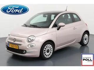 Fiat 500 1.0 Hybrid Star Panoramadak Half Leer Cruise control Parkeersensoren Dealeronderhouden