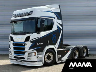 Scania R530 V8 6x2 LL Glacier SHOWTRUCK // BUFFL opbouw - Retarder Lift as Boogie