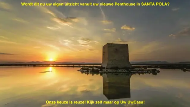 Uw eigen nieuwe Penthouse aan zee in SANTA POLA met extra's