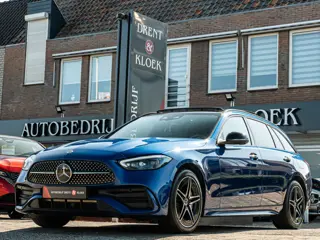 Mercedes-Benz C-Klasse Estate 300 e AMG Line PANO HUD MEMORY STOELEN LEDER STOELVERW EN KOEL BOMVOL!