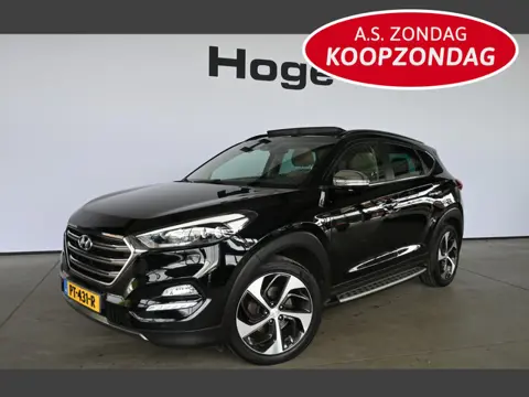 Hyundai Tucson 1.6 T-GDi Premium 4WD Automaat Panoramadak Navigatie Cruise Stoelverwarming Clima 100