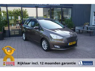 Ford C-Max 1.0 Titanium|rijklaar incl 12 mnd garantie|Trekhaak Stoel/stuurverw Camera Half leder