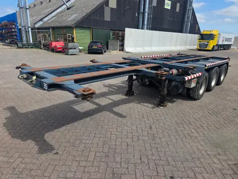 Netam-Fruehauf SMB - Drum Netam-Fruehauf 3-assige containerchassis -  SMB assen - Trommelremmen - Lu