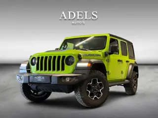 Jeep Wrangler Unlimited 4xe 380 Rubicon Trekhaak Camera ACC Keyless Treeplanken
