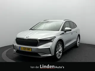 Škoda Enyaq iV 60 First Edition SOH 94,1% | Warmtepomp | Trekhaak | Matrix Led | Stoel/Stuurverwarmi