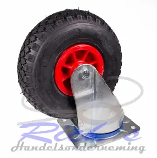 Zwenkwiel / bokwiel Pro op luchtband 3.00-4