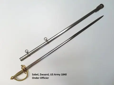 Sabel,Zwaard,US,Army,1840,Onder,Officier