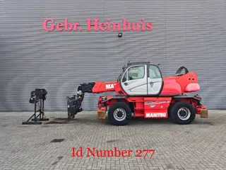 Manitou MRT 2150+ Privilege Radio Remote Winch Forks!