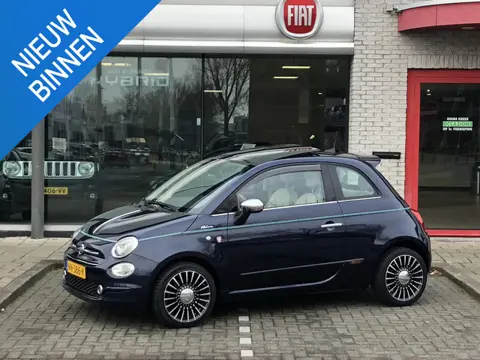 Fiat 500 TwinAir Turbo 105pk Riva NAVI|CLIMATE|LEER|SCHUIFDAK|PDC|16"