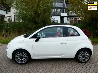 Fiat 500 C 0.9 TwinAir Turbo Cult 80pk 114.000km. Leder Clima Historie