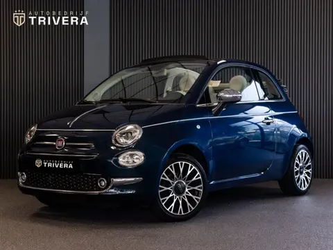 Fiat 500 1.2 Lounge cabrio l Parkeer Sensor l NAV l Dealer Onderh.l Zeer weinig km l ZO GOED ALS NIE
