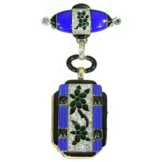 Echoes of Elegance: Boucheron-Inspired Viennese Art Deco Watch