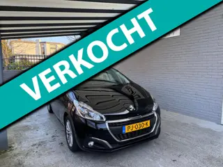 Peugeot 208 1.2 PureTech VTI 82pk 5DRS 2017 Zwart