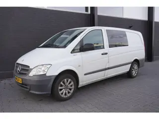 Mercedes-Benz Vito 110 CDI Dubbele Cabine Lang - Airco - Navi - Camera - Trekhaak  - € 8.900,-  Marg