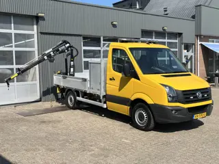 Volkswagen Crafter 35 2.0 TDI HIAB Laadkraan 017T Hijshaak Airco Cruise controle 3-Persoons Euro 5 T