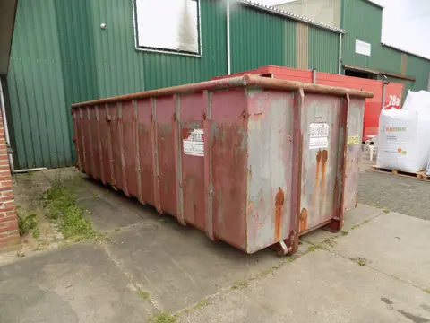 open container met deuren vuil container