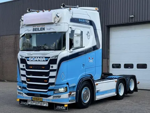 Scania S580 / Full air / Retarder / 315 WB / New Smarttacho Gen2V2 / Special interior / Showtruck HT
