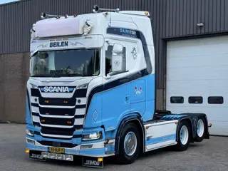 Scania S580 / Full air / Retarder / 315 WB / New Smarttacho Gen2V2 / Special interior / Showtruck HT