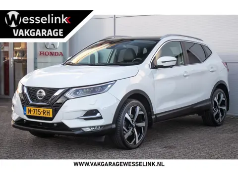 Nissan Qashqai 1.2 Tekna Trekhaak | Panodak | Cruise | 360 cam | Stoelverw. | Nav | Voorruitverw.