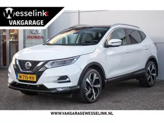 Nissan Qashqai 1.2 Tekna Trekhaak | Panodak | Cruise | 360 cam | Stoelverw. | Nav | Voorruitverw.