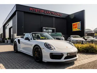 Porsche 911 Cabrio 991.2 3.8 Turbo S, 581pk, Pepita, Carbon, Approved, Bose!