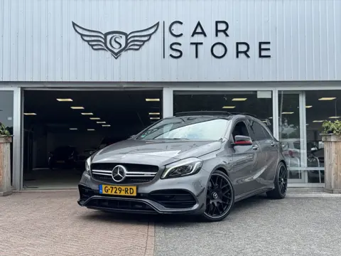 Mercedes-Benz A-Klasse AMG 45 4MATIC 380PK|PANO|CAMERA|ACC|HARMANKARDON|MEMORY|LEDER|+++