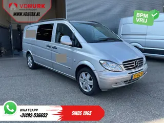 Mercedes-Benz Vito 115 CDI Aut. DC Dubbel Cabine EXPORT 2.5t Trekverm./ Airco/ 17”LMV/ Trekhaak/ Blu