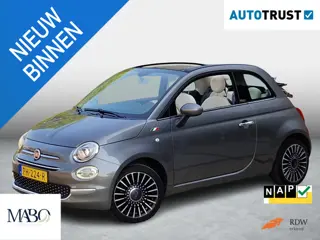 Fiat 500 0.9 Cabrio 500C Lounge NL Auto|Navi|Bluetooth|Trekhaak