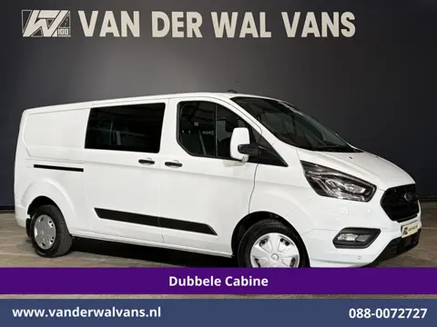 Ford Transit Custom 2.0 TDCI 131pk Automaat L2H1 Dubbele Cabine Euro6 Airco | 6-Zits | Camera | Appl