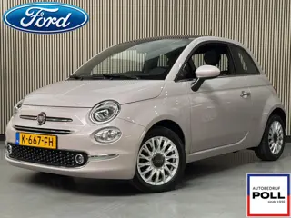 Fiat 500 1.0 Hybrid Star Panoramadak Half Leer Cruise control Parkeersensoren Dealeronderhouden