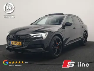 Audi e-tron 50 Quattro S Line 71 kWh 313pk Dealer O.H. | Panodak | Luchtvering | Head Up | Adaptive 