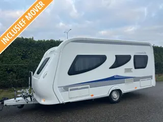 Hobby La Vita Bionda 460 UFE FRANS BED RONDZIT MOVER